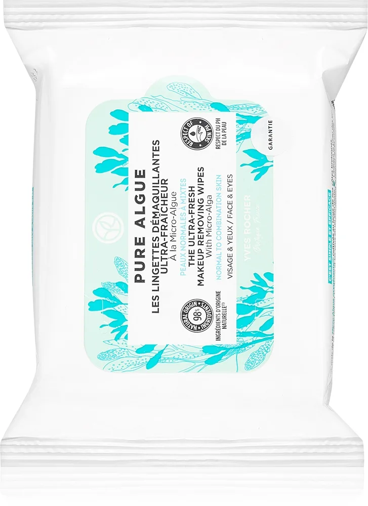 Yves Rocher Pure Algue Rengöringsservetter 20 st.