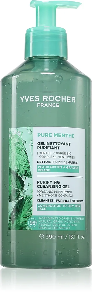 Yves Rocher Pure Menthe Djupt rengörande gel 390 ml