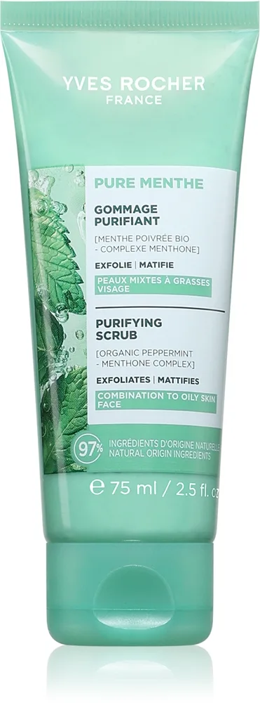 Yves Rocher Pure Menthe Rensepeeling 75 ml