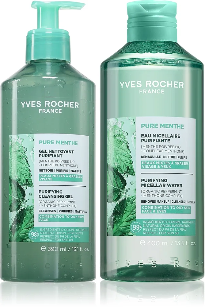 Yves Rocher Pure Menthe Set för ansikte