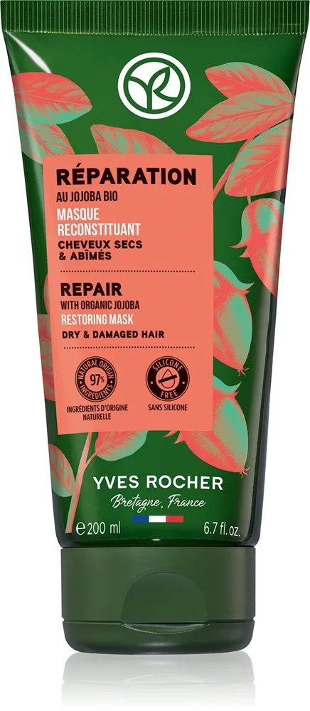 Yves Rocher Réparation Regenererande mask with Organic Jojoba 200 ml
