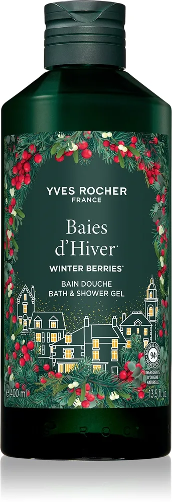 Yves Rocher Winter Berries suihkugeeli ravitsemaan ja kosteuttamaan 400 ml