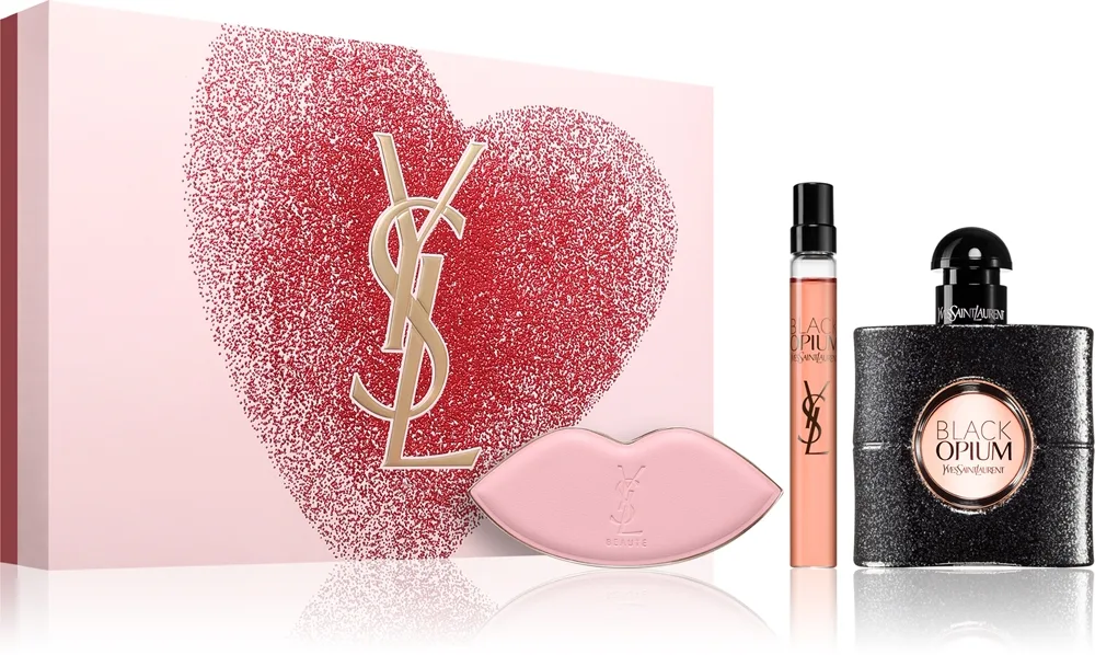 Yves Saint Laurent Black Opium 50 ml EdP Set (+ EdP 10 ml + Mirror) Doftset