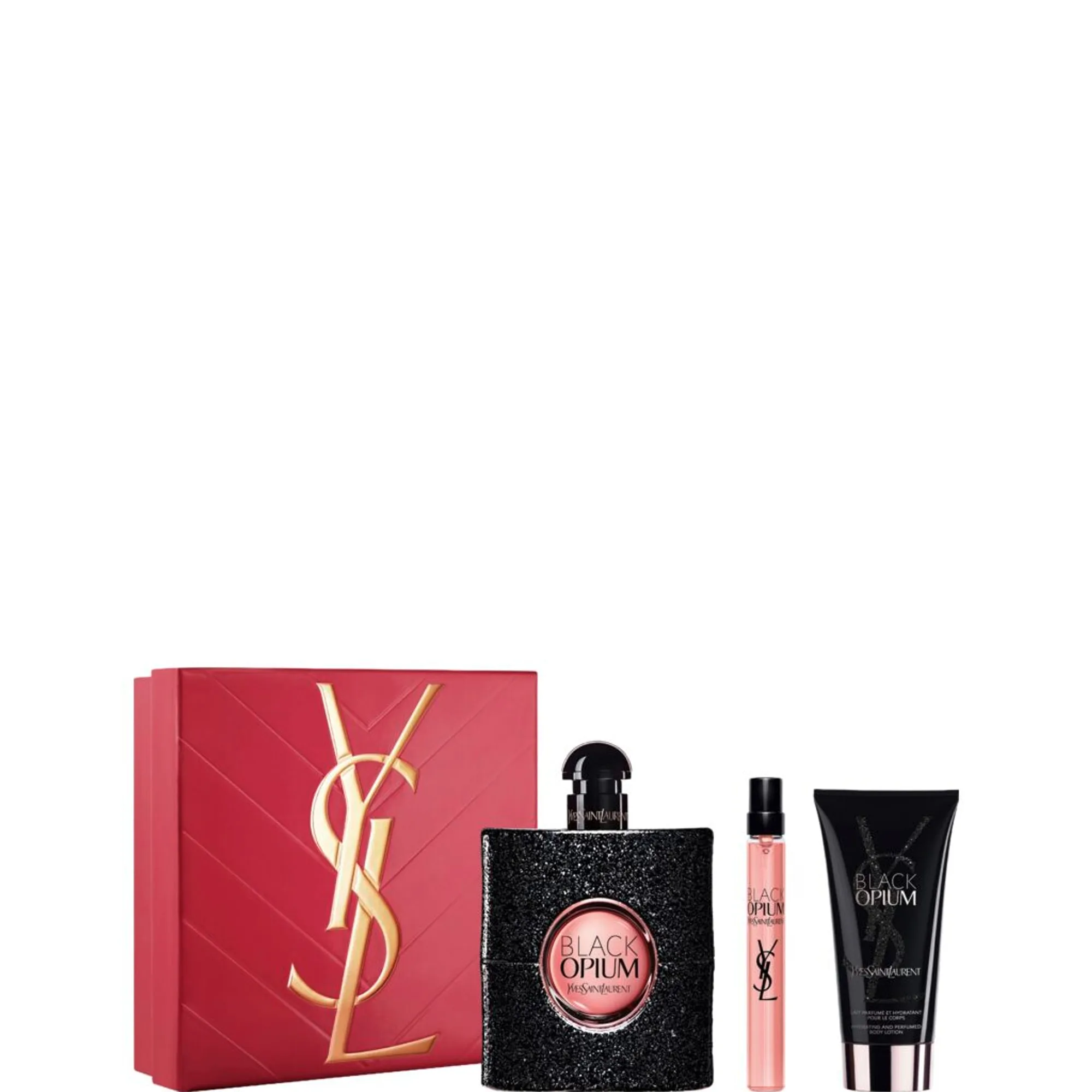 Yves Saint Laurent Black opium doftset 90 ml EdP (inkl. EdP 10 ml och bodylotion 50 ml) Doftset
