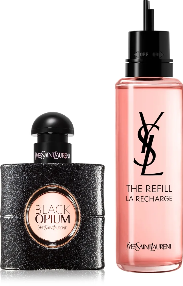 Yves Saint Laurent Black Opium Refill Set Set för Kvinnor