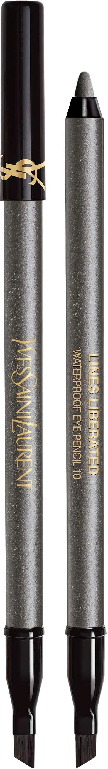 Yves Saint Laurent Lines Liberated Eyeliner pitkäkestoinen silmänrajauskynä naisille 10 Clandestine Silver 1.2 g