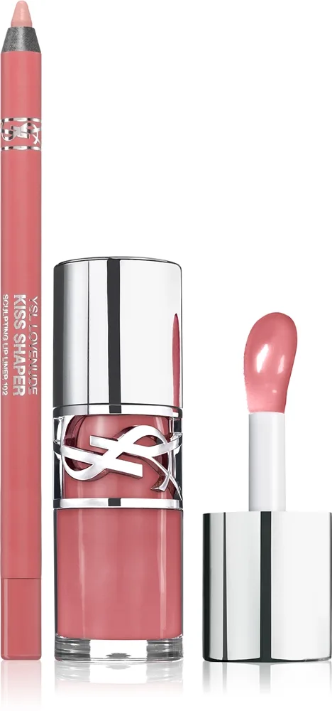 Yves Saint Laurent Lips Duo Set Set för Kvinnor
