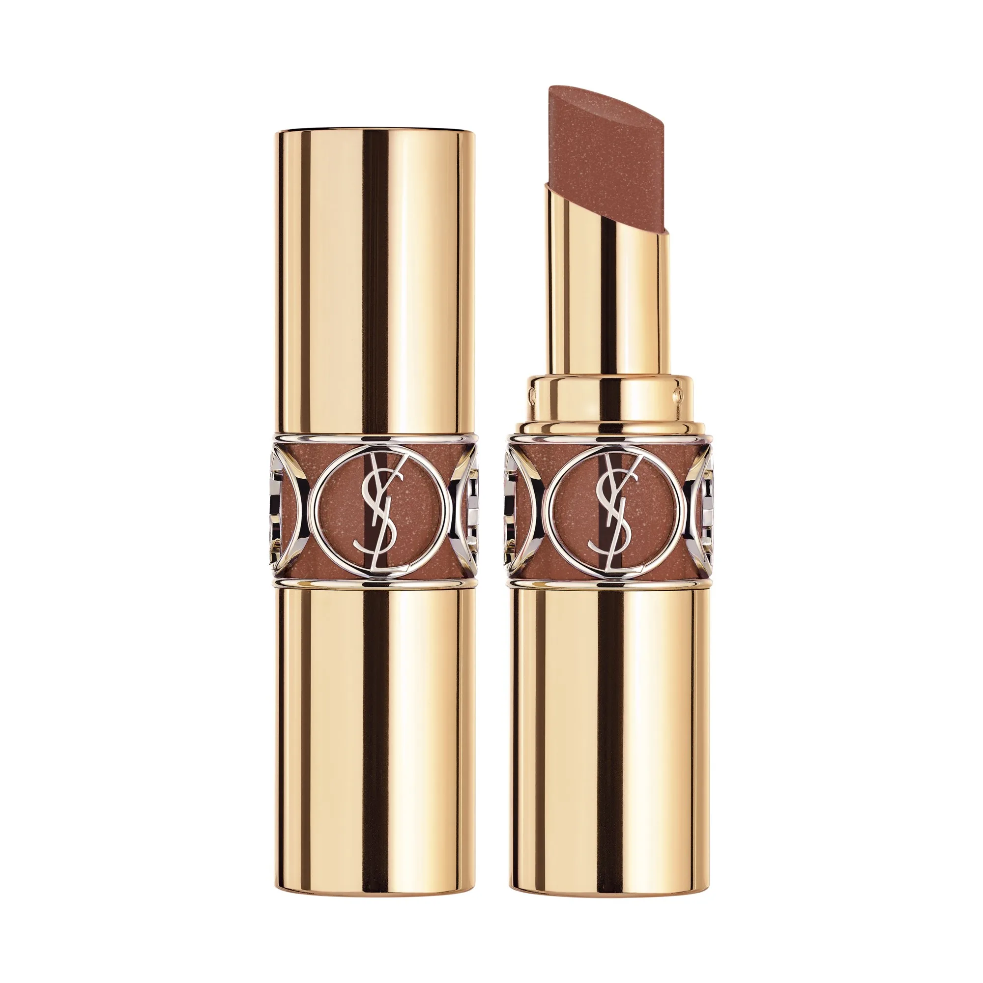 Yves Saint Laurent Rouge Volupte Shine Lipstick 121 Beige Satin