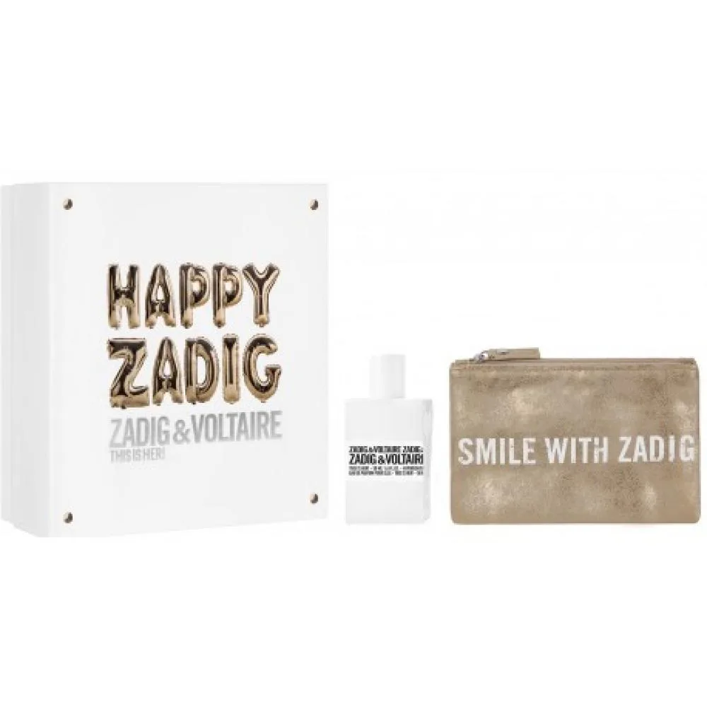 Giftset Zadig & Voltaire This Is Her Edp 50ml + Pouch