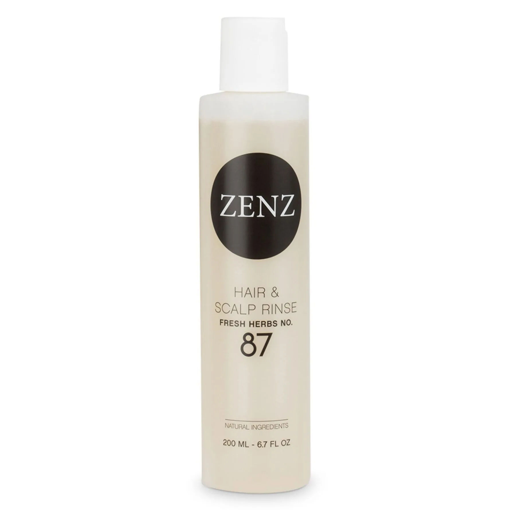 ZENZ Organic Fresh Herbs No. 87 Intensiv vård För regenerering av hårbotten 200 ml