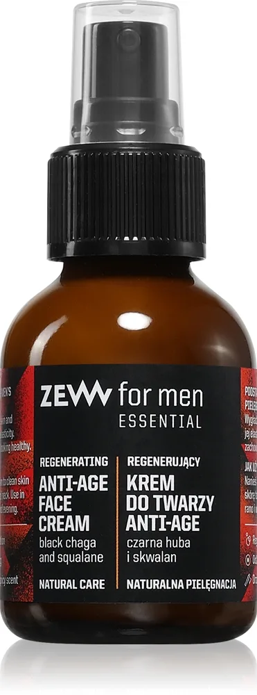 Zew For Men FACE CREAM Essential regenerating anti-age ihon ikääntymistä ehkäisevä päivävoide 50 ml