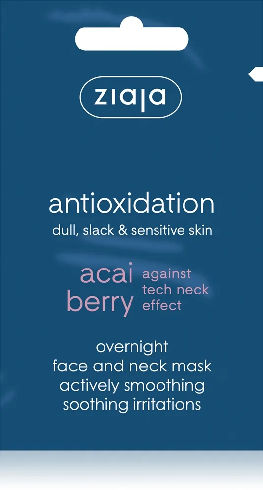 Ziaja Acai Berry Ansiktsmask för natten 7 ml