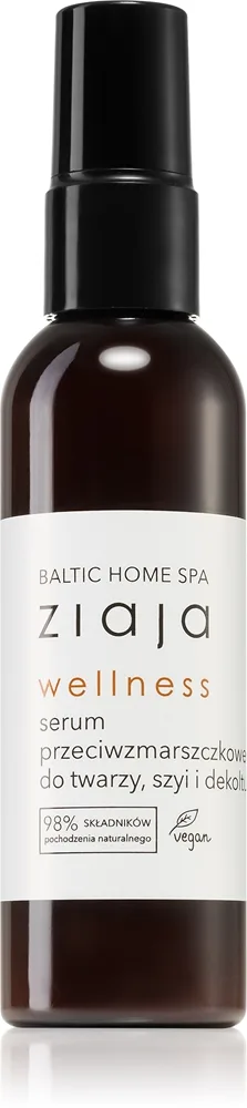 Ziaja Baltic Home Spa Wellness Serum mot rynkor för ansikte, hals och bröst 90 ml