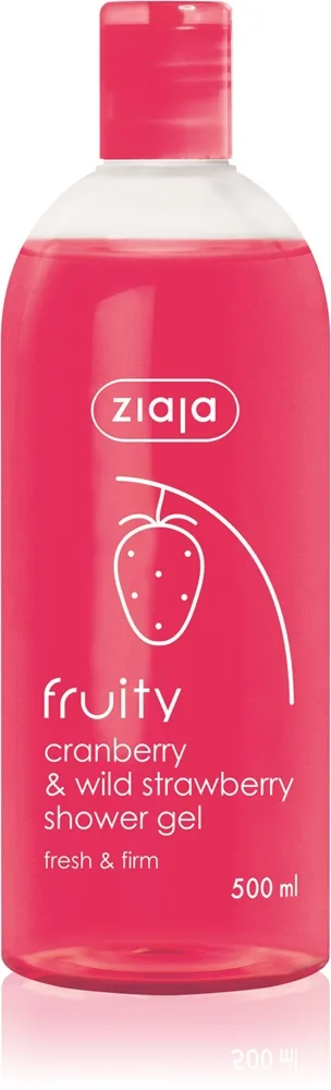 Ziaja Fruity Cranberry & Wild Strawberry Fugtgivende brusegel 500 ml
