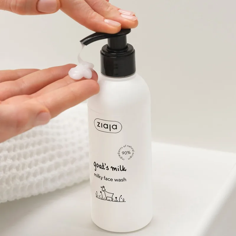 Ziaja Goat's Milk Mild rengörande gel för ansikte 200 ml