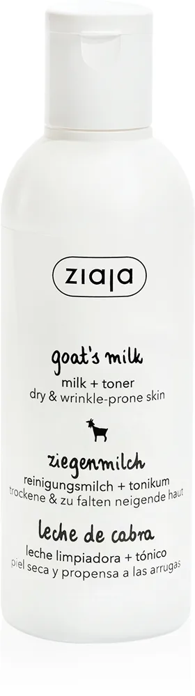 Ziaja Goat's Milk Rengöringslotion och hudtoner 2-i-1 200 ml