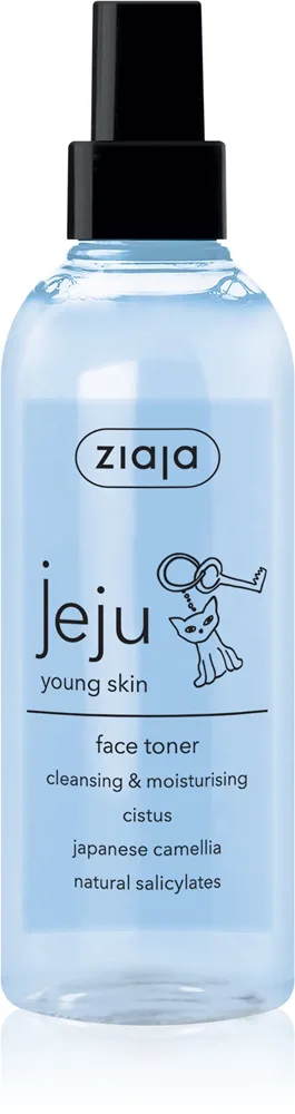 Ziaja Jeju Young Skin Ansigtstoner lotion til spray til ung hud 200 ml