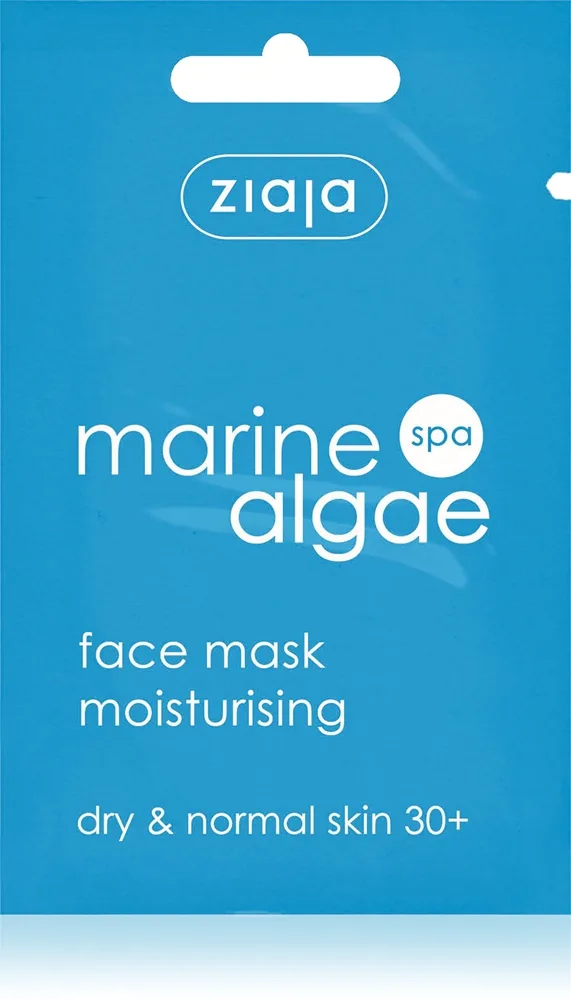 Ziaja Marine Algae Återfuktande mask för normal och torr hud 7 ml