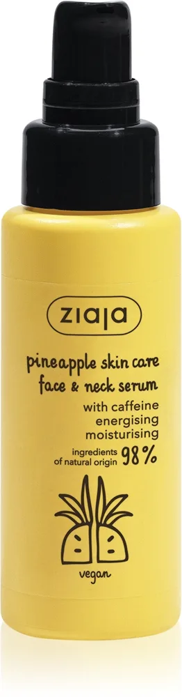 Ziaja Pineapple energisoiva seerumi kasvoille ja kaulalle 50 ml