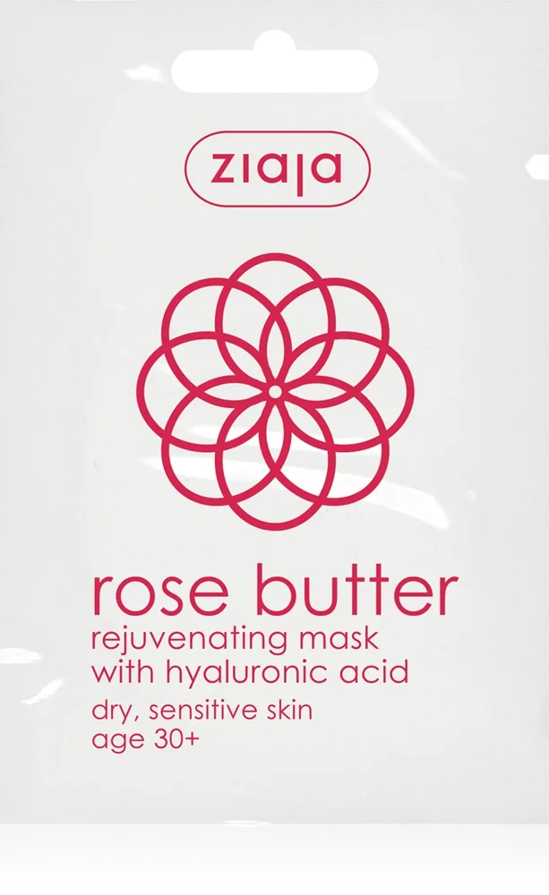 Ziaja Rose Butter Föryngrande ansiktsmask 30+ 7 ml