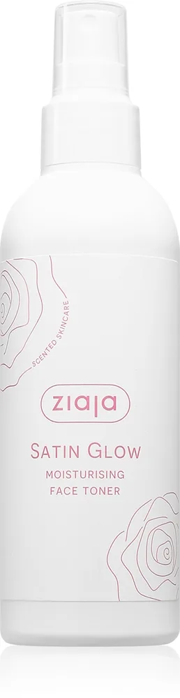 Ziaja Satin Glow Moisturizing Face Toner Fugtende toner på spray 200 ml