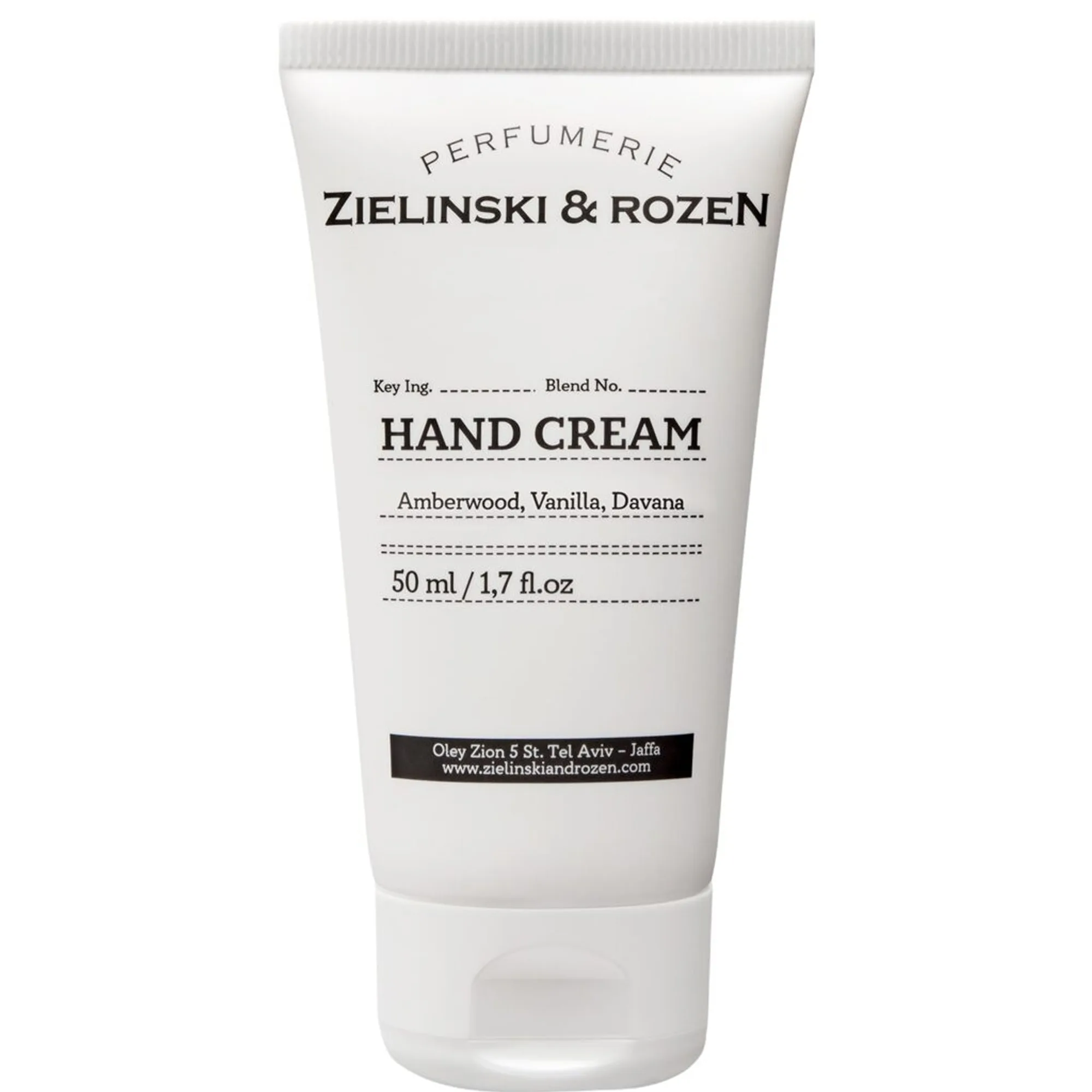 Zielinski & Rozen Amberwood, Vanilla, Davana Handkräm
