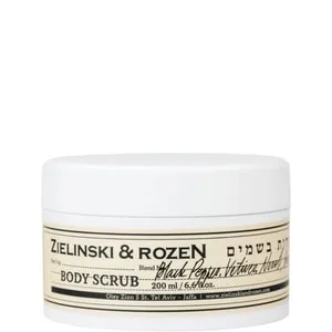 Zielinski & Rozen Black Pepper, Vetiver, Neroli, Amber Body Scrub