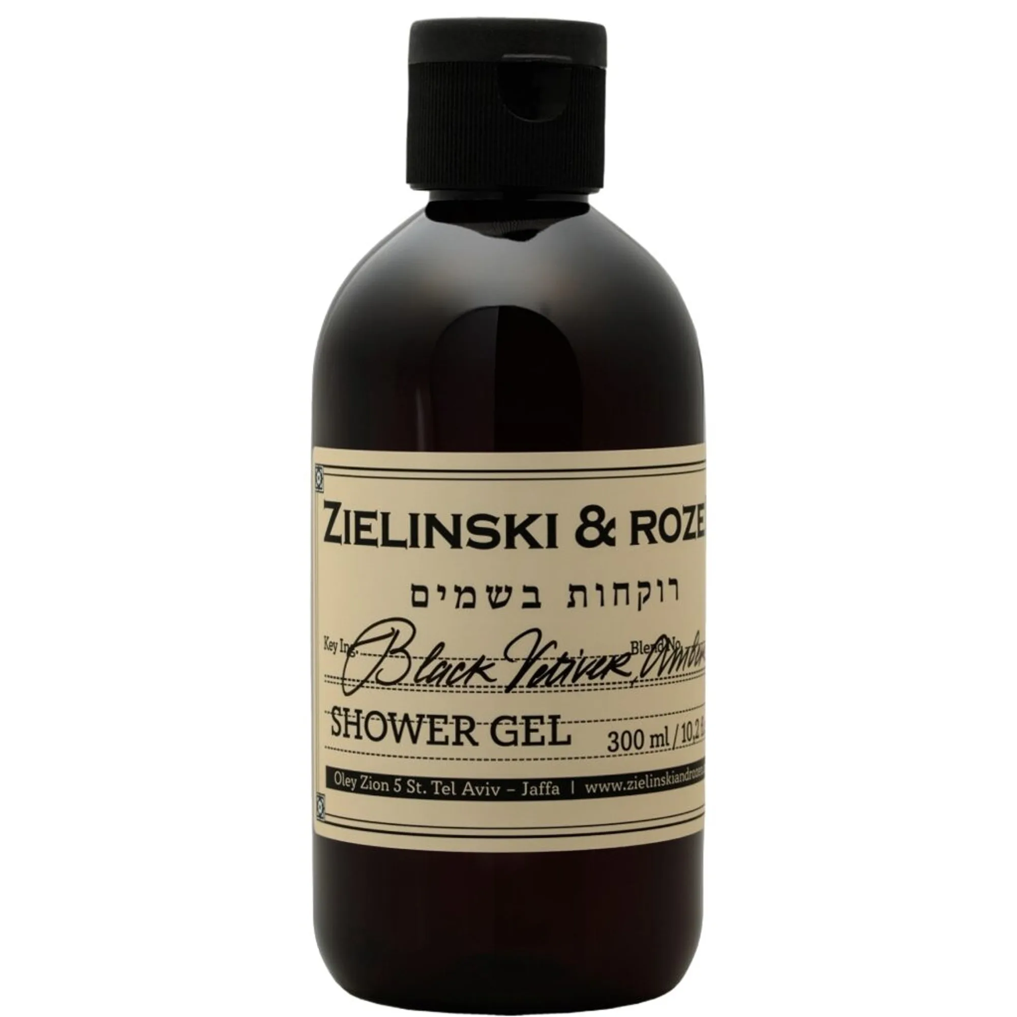 Zielinski & Rozen Black Vetiver, Amber Duschgel