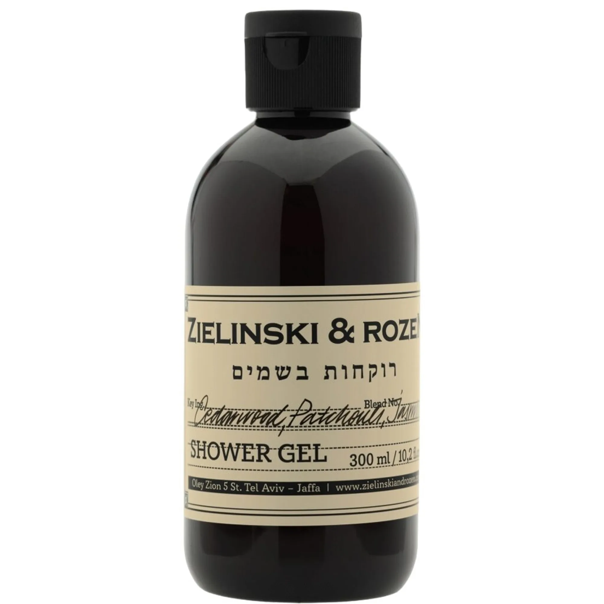 Zielinski & Rozen Cedarwood, Patchouli, Jasmine Duschgel