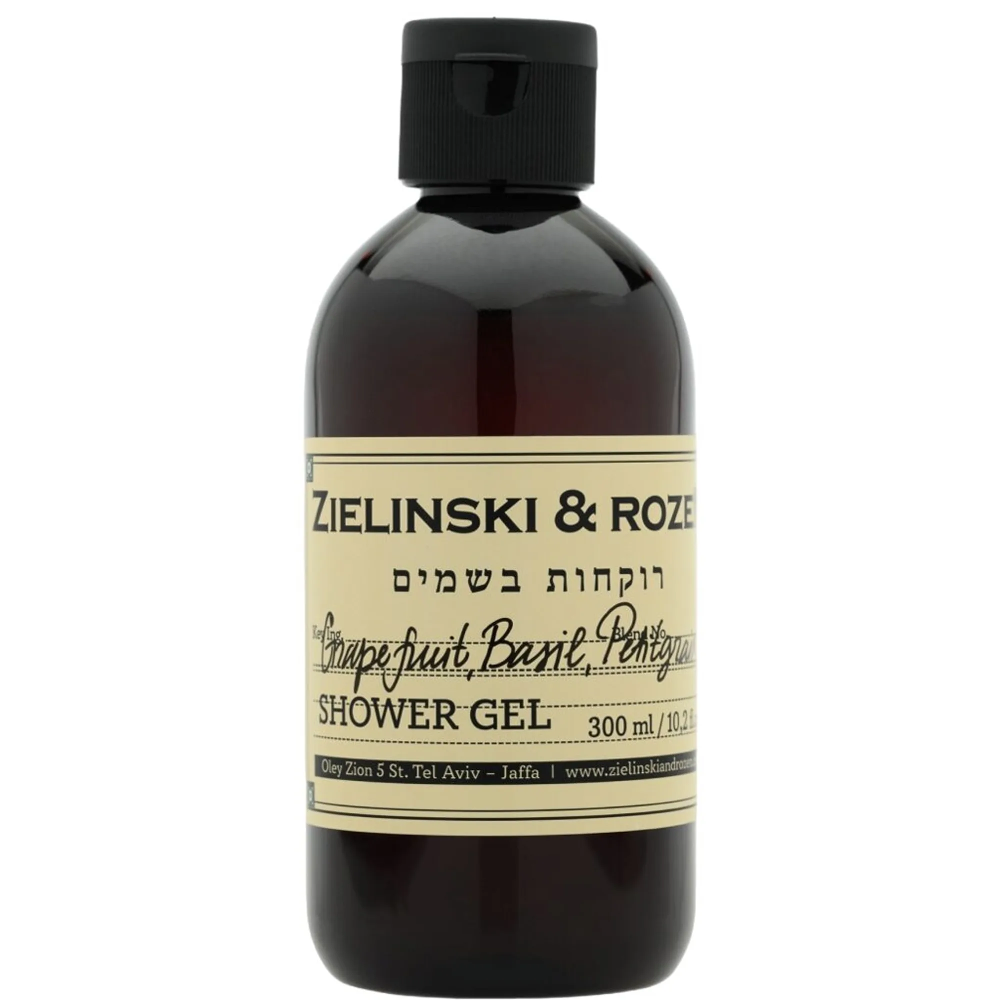 Zielinski & Rozen Grapefruit, Patitgrain Basil Duschgel