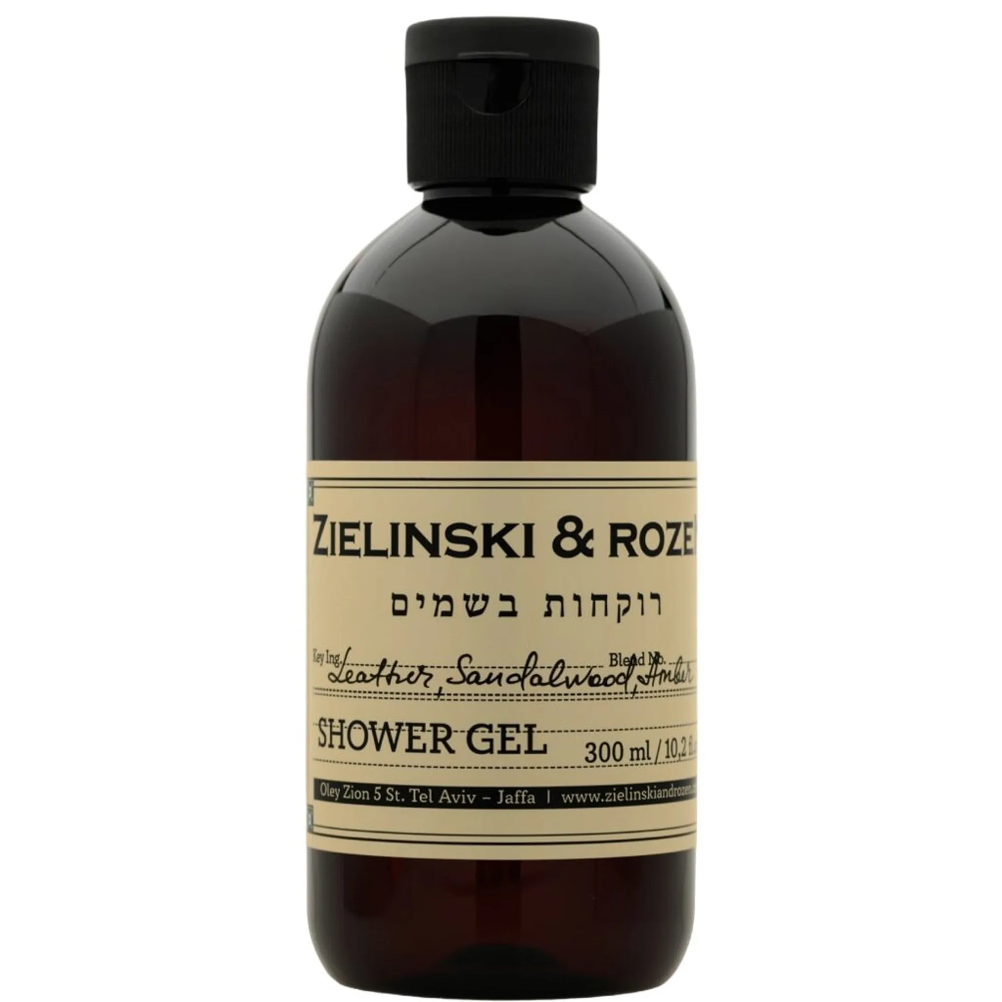Zielinski & Rozen Leather, Sandalwood, Amber Duschgel