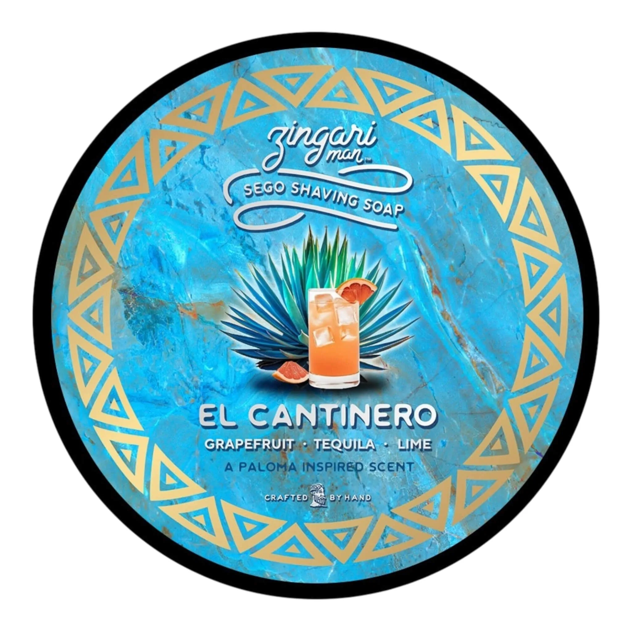 Zingari Man Shaving Soap, El Cantinero, 142 ml.