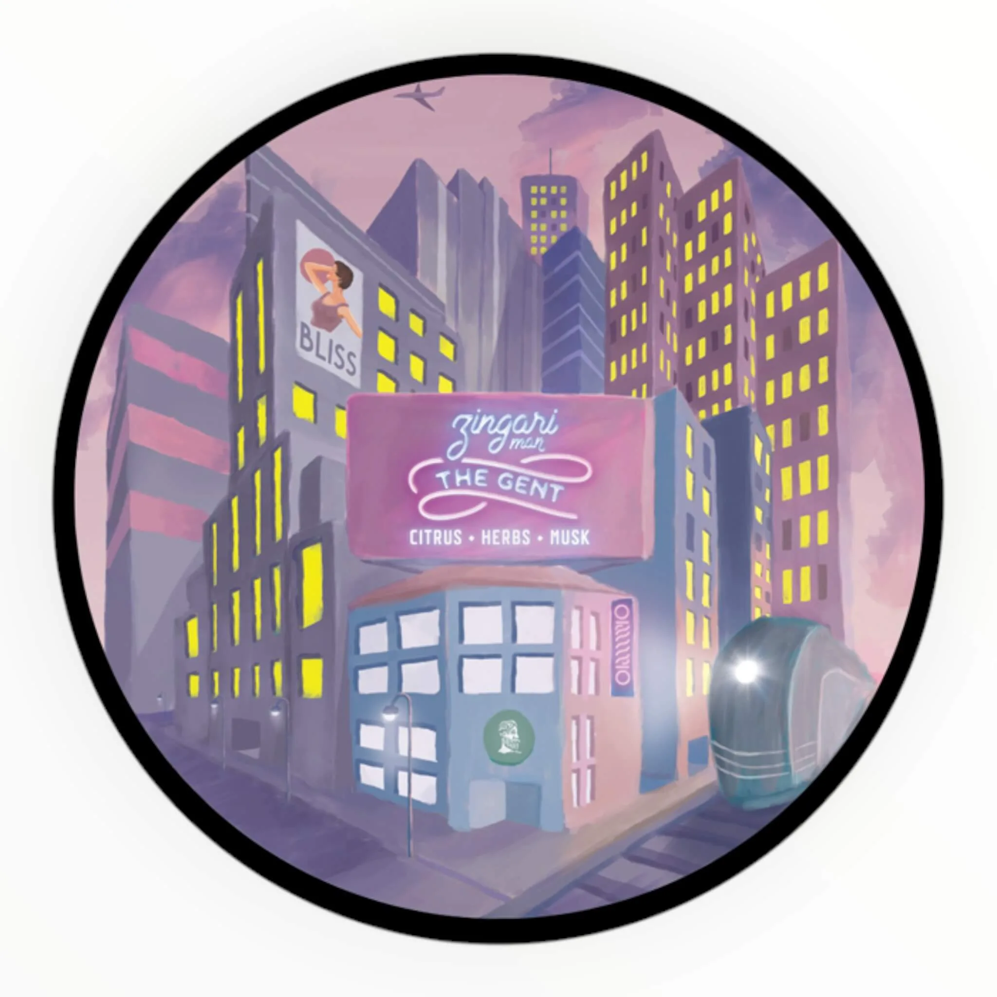 Zingari Man Shaving Soap, The Gent, 142 ml.