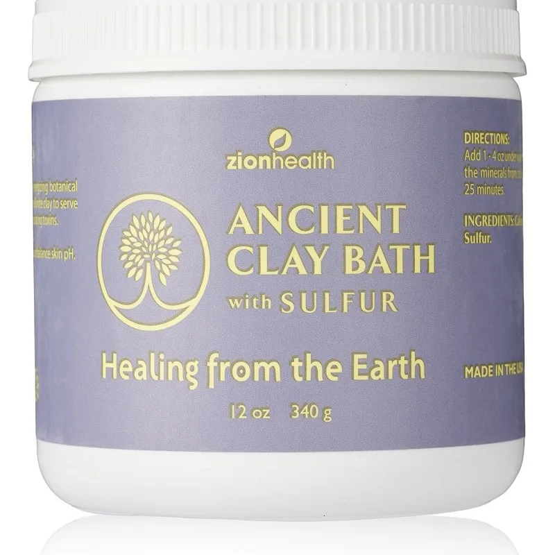 Zionhealth - Ancient clay & Sulfur Bath Powder