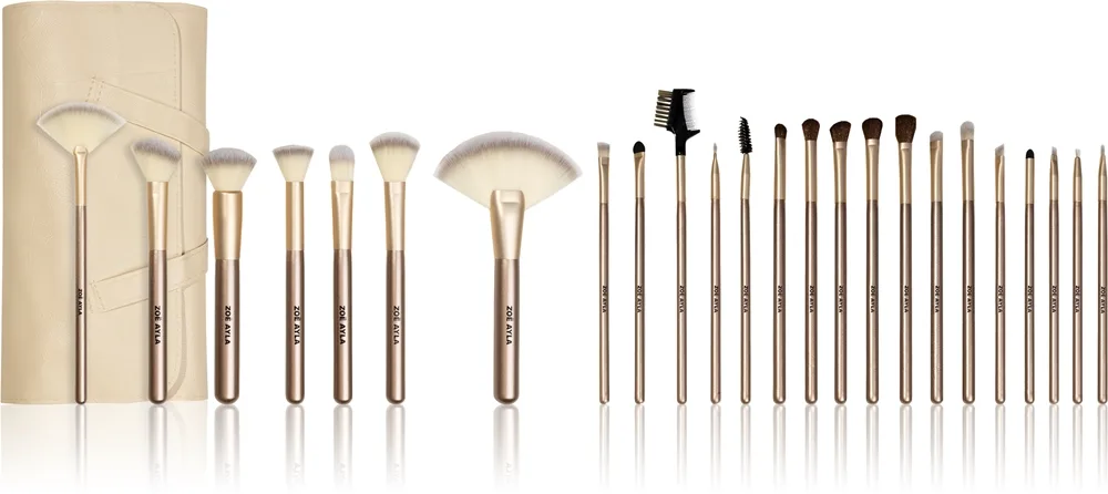 Zoë Ayla professional Beige Børstesæt