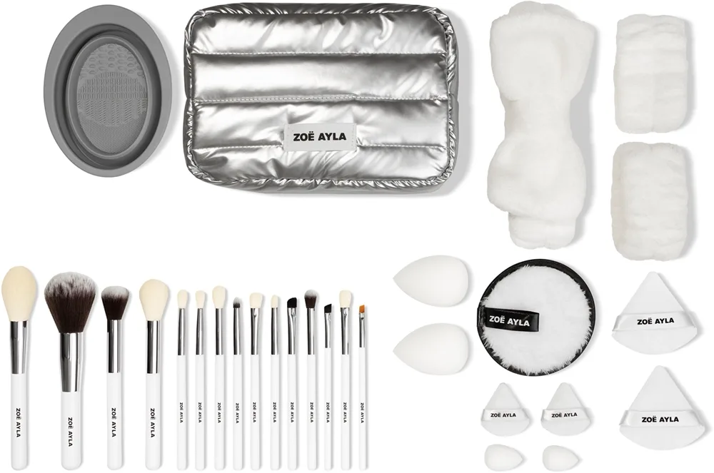 Zoë Ayla Mega Brush Set Kasvojenhoitosetti
